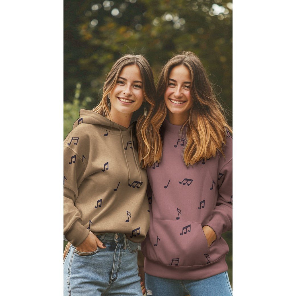 Attēls ar Kokvilnas siltināta trikotāža - mūzika 285 g/m² – pieejams Šarlotes audumi