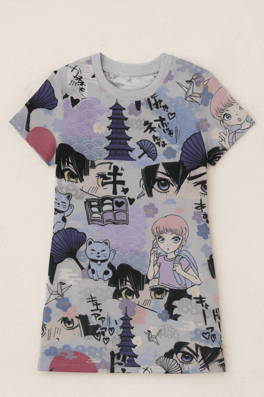 Kokvilnas trikotāža - anime 200 g/m²