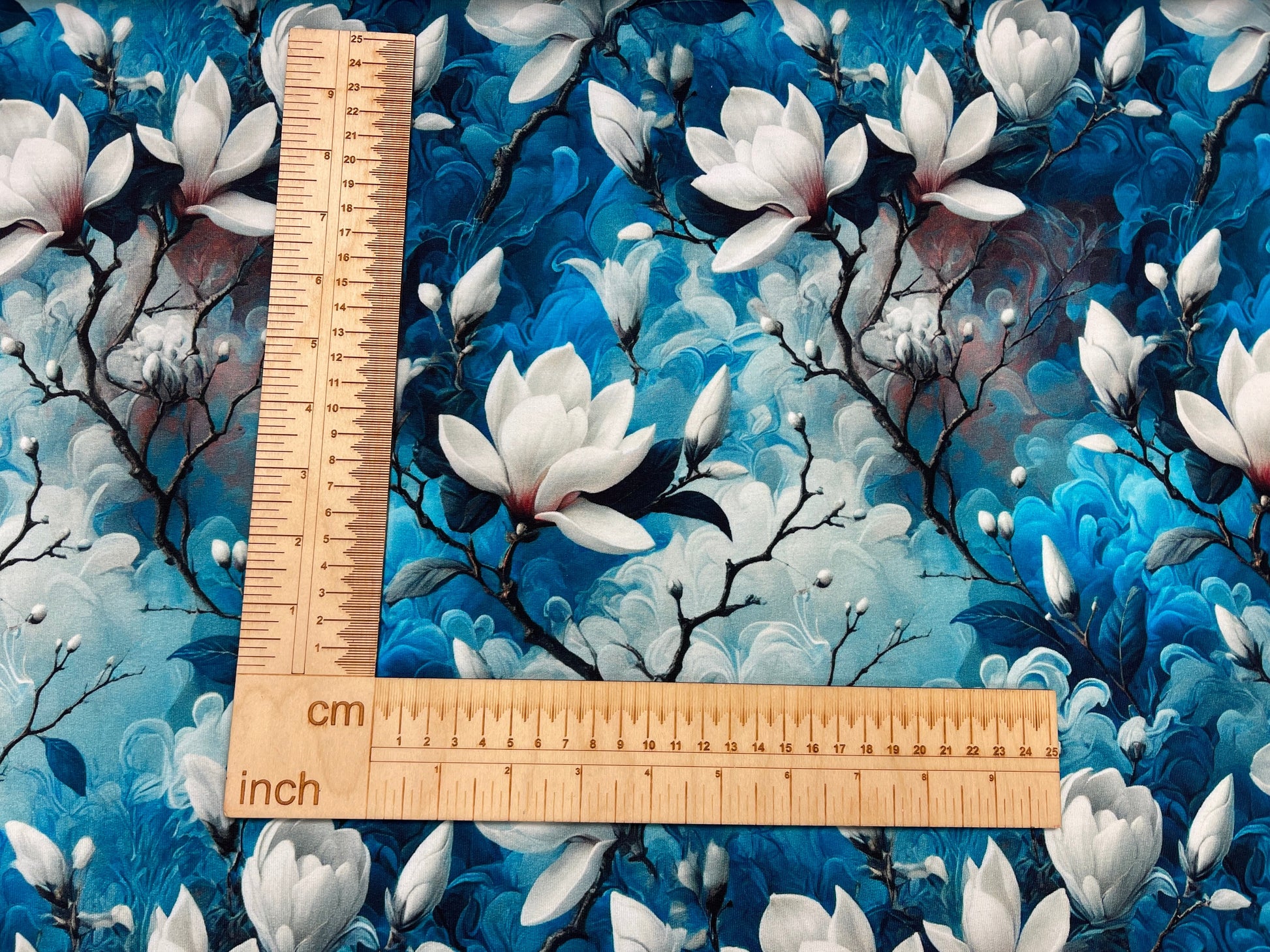 Kokvilnas trikotāža - magnolijas 200 g/m²
