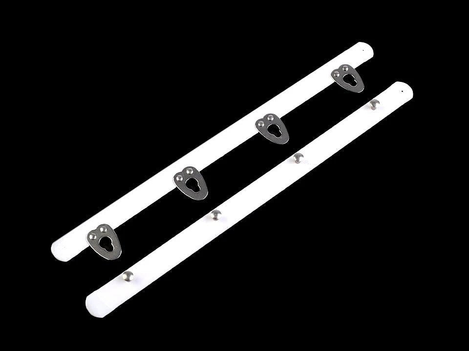 Korsešu stiprinājums (Busk), 12 mm plats, 20–25 cm garš