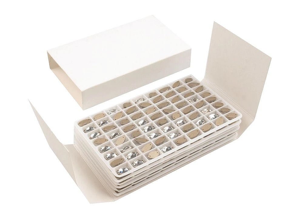 Kristāli piešujami| 6×12 mm, 12 gab.