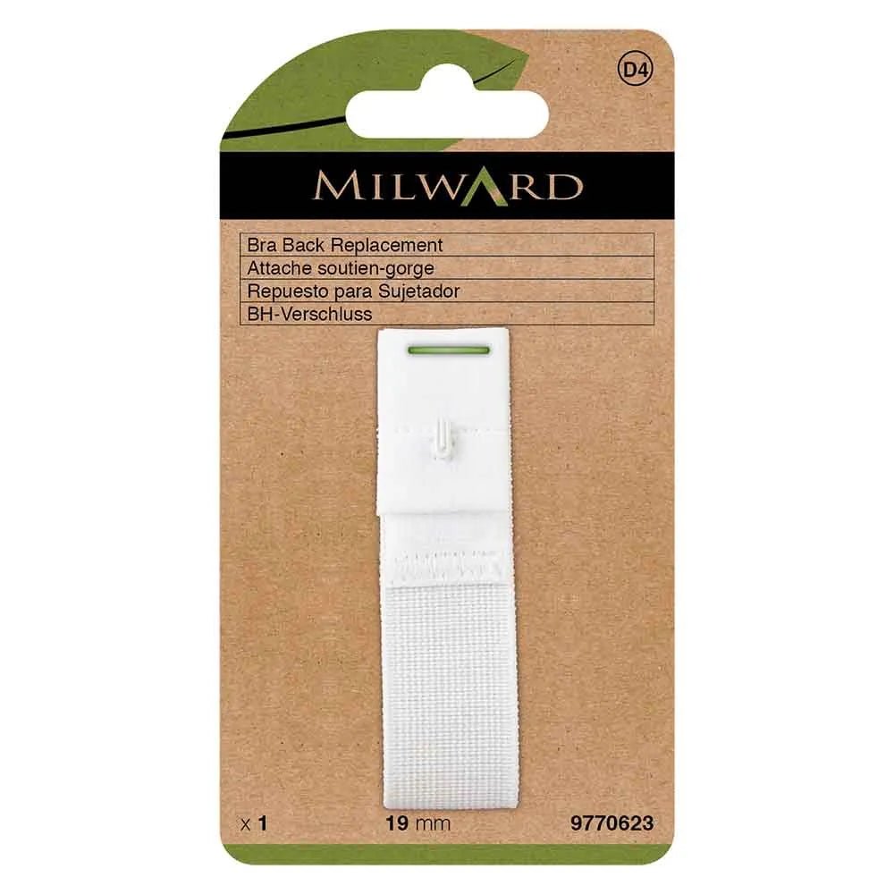 Krūštura aizdare Milward |1 āķis, 19 mm| balta