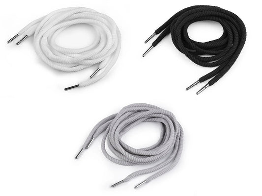 Kurpju šņores| džemperu auklas, garums 130 cm| Dažādu krāsu