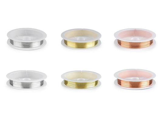 Image of Lakota copper wire for jewelry making Ø 0.3 mm, 18 m – available online at Charlotte's Fabrics