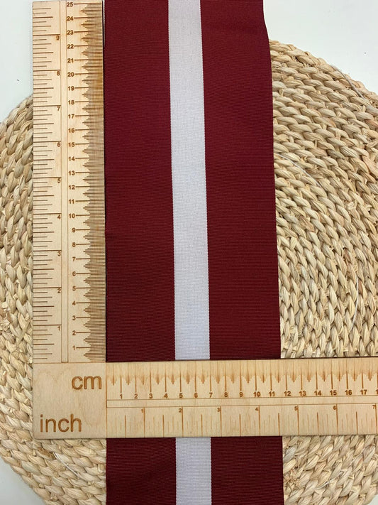 Attēls ar Latvijas karoga lente 12 cm - LV – pieejams Šarlotes audumi