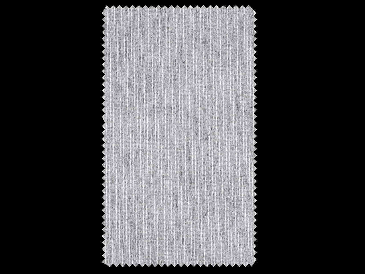 Līmaudums vienpusējs (flizelīns) ar diegu - balts 38 g/m²