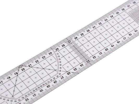 Lineāls ar atzīmēm 5x50 cm