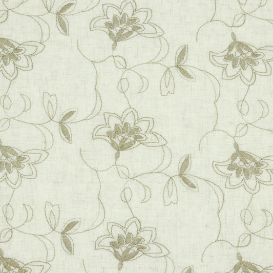 Lins ar viskozi - izšūti ziedi 250 g/m²