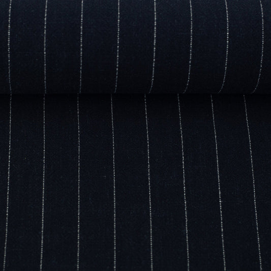 Lins ar viskozi - svītras uz melna fona 200 g/m²