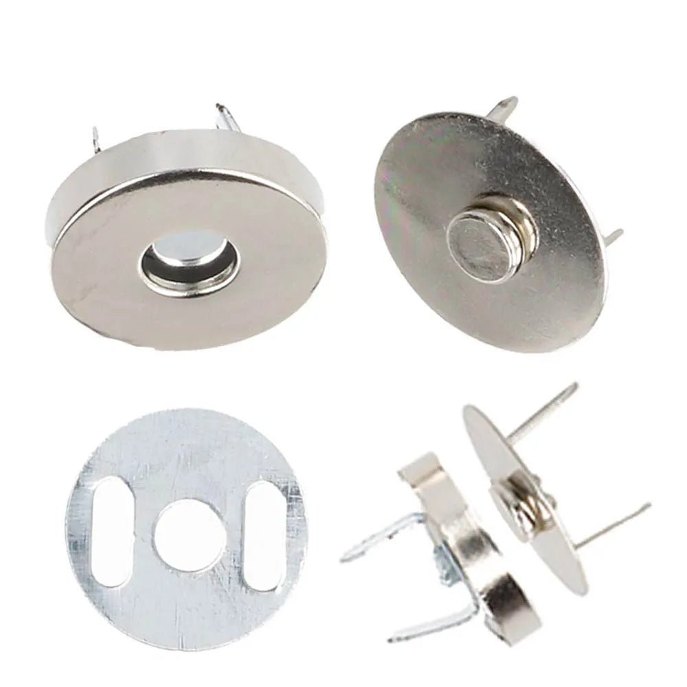 Magnēta aizdare Ø18 mm - sudraba