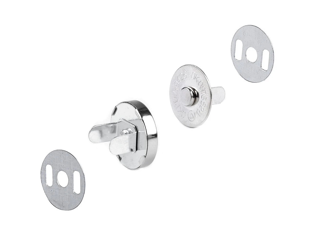 Magnētiskā aizdare Ø18 mm, komplektā 5 gb.