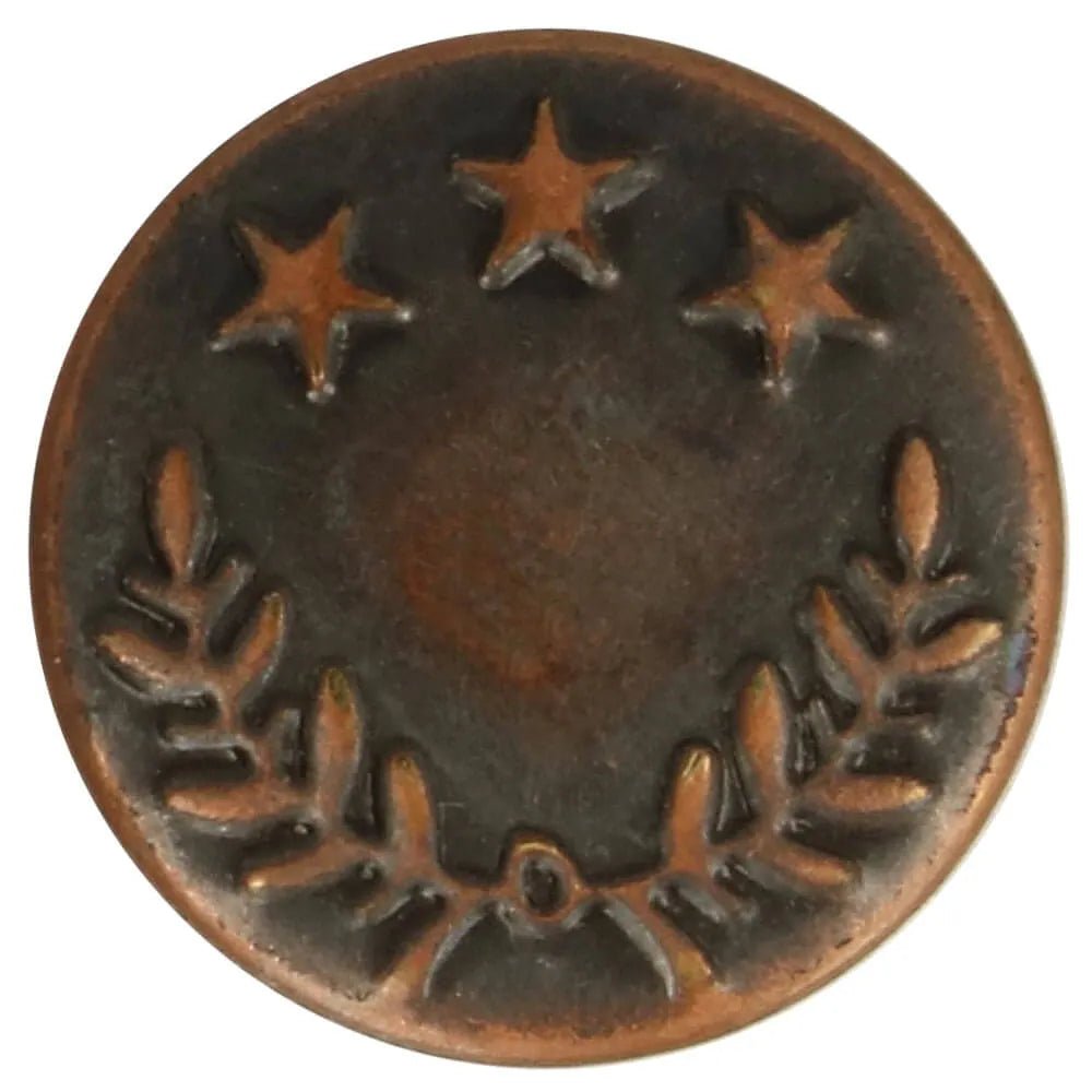 Metāla džinsa poga 17 mm - vara