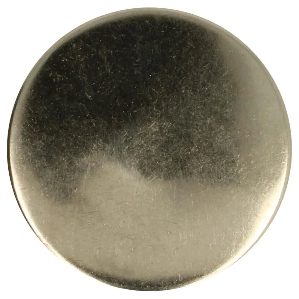 Metāla džinsa poga 25 mm - sudraba