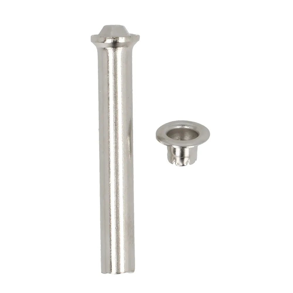 Metāla gredzeni Luversi ar instrumentu Ø 5.5mm (40 gab.) Milward - sudraba