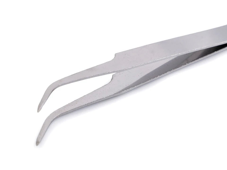 Metāla izliekts pincets 11,5 cm