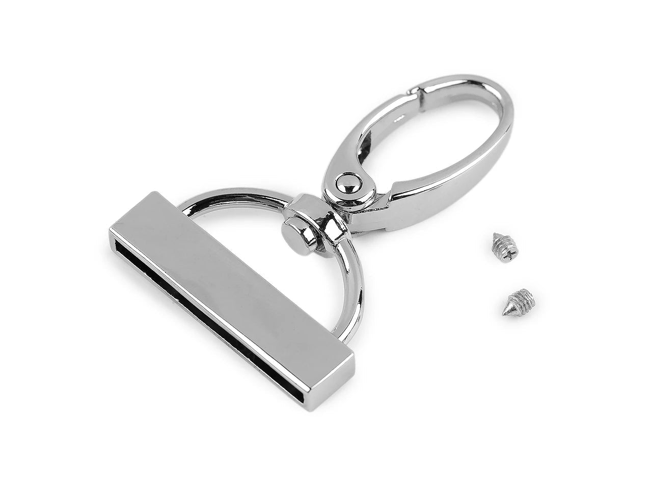 Metāla karabīne ar galu 30 mm platām siksnām|dažādu toņu