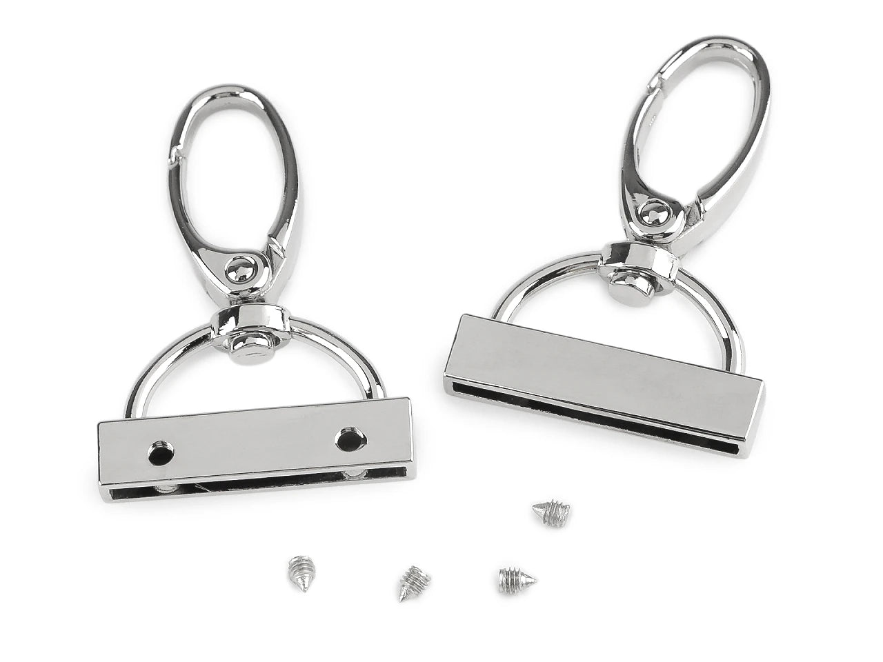 Metāla karabīne ar galu 30 mm platām siksnām|dažādu toņu