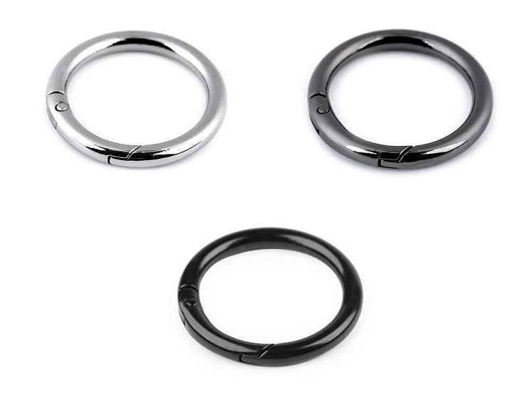 Metāla karabīne, atslēgu gredzens | Ø34 mm| dažādu krāsu