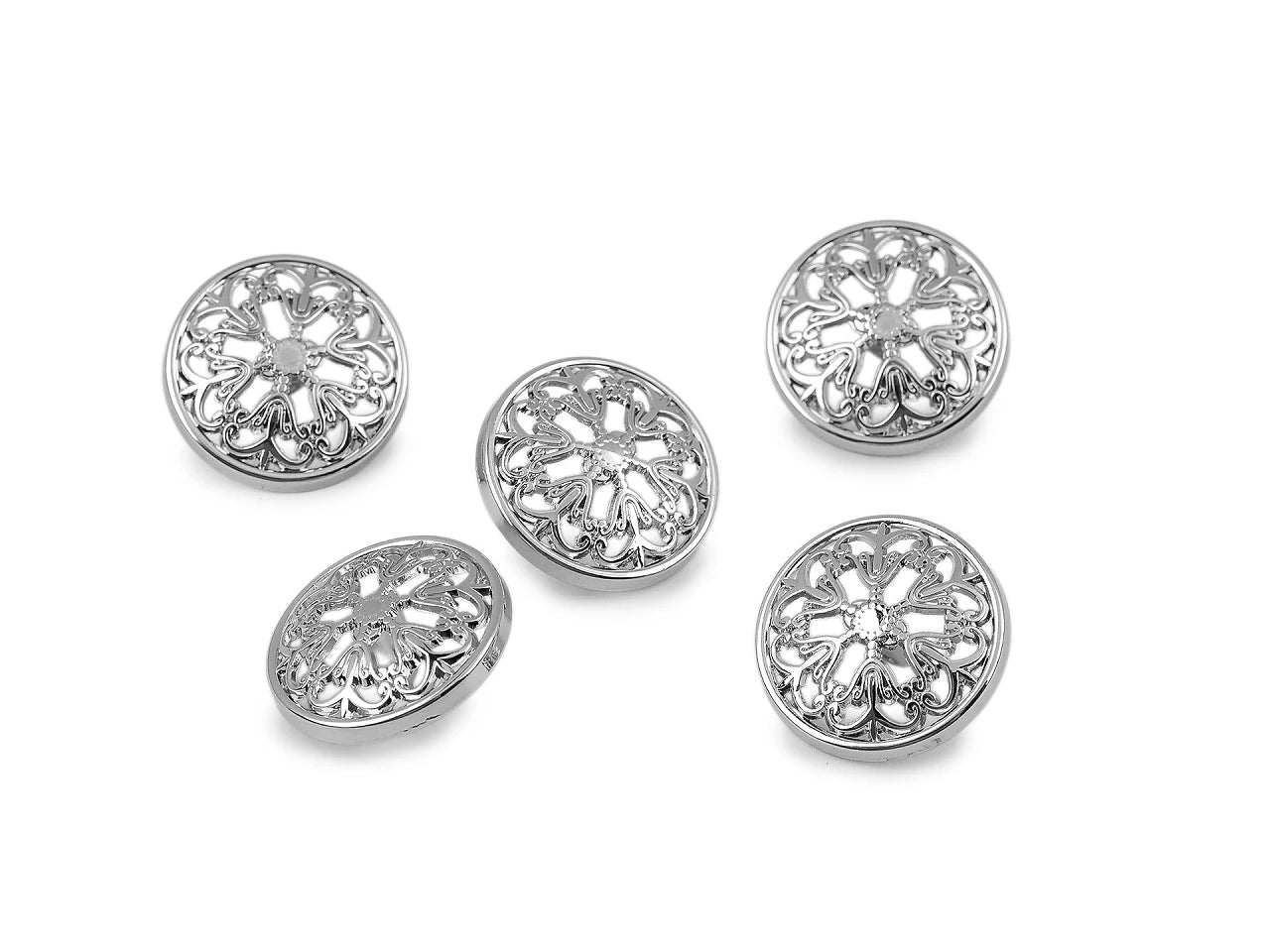 Image of metal shank buttons, 22-25 mm – available at Šarlotes audumi