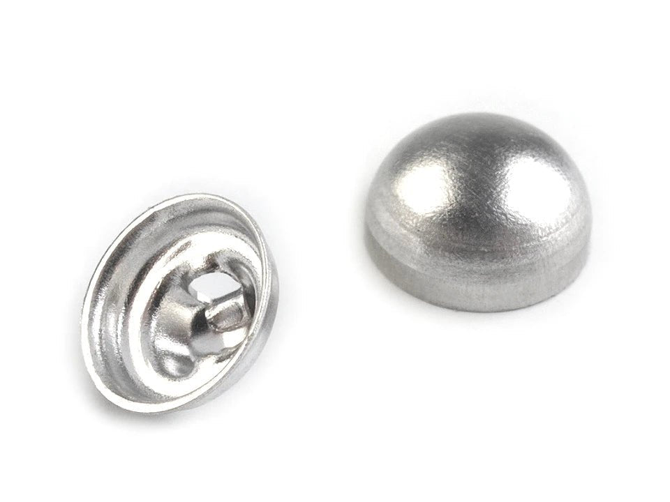 Metāla pogas pašapvilkšanai | 10 mm