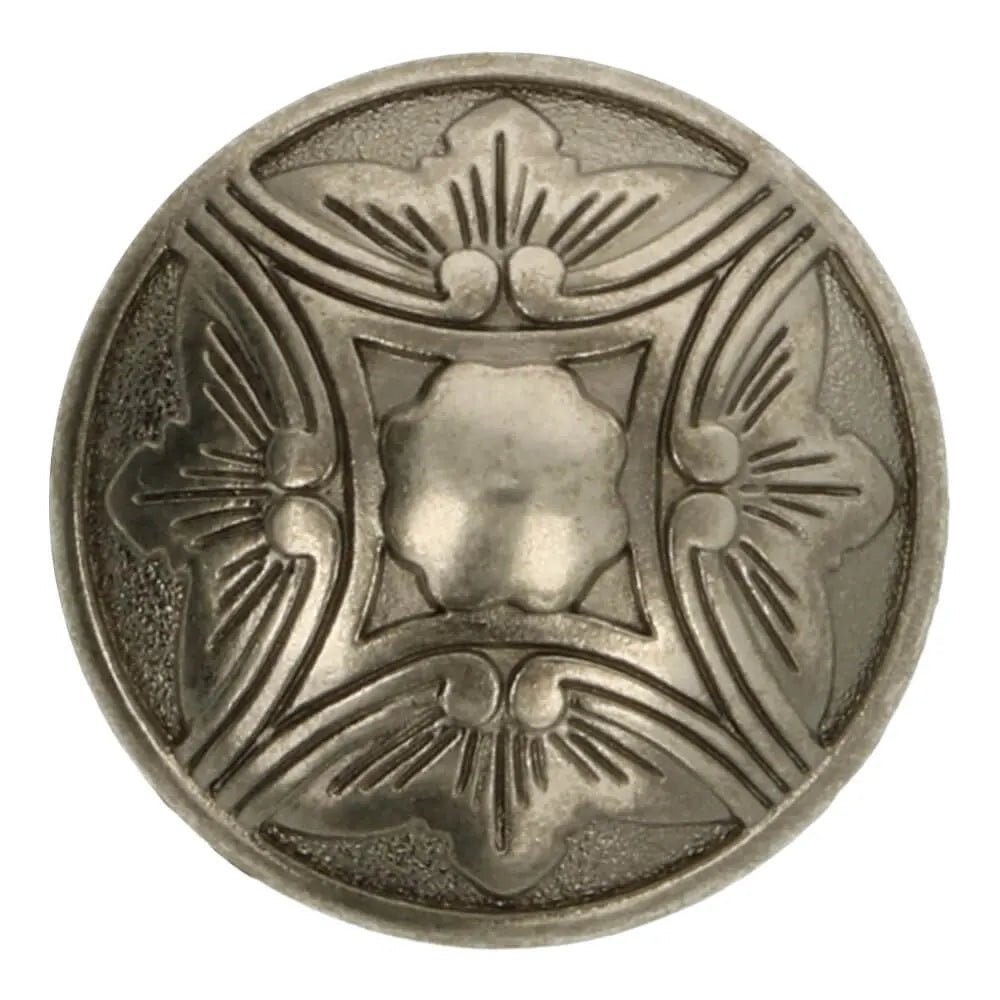 Metāla pogas uz kājiņas 20 mm - antīka metāla