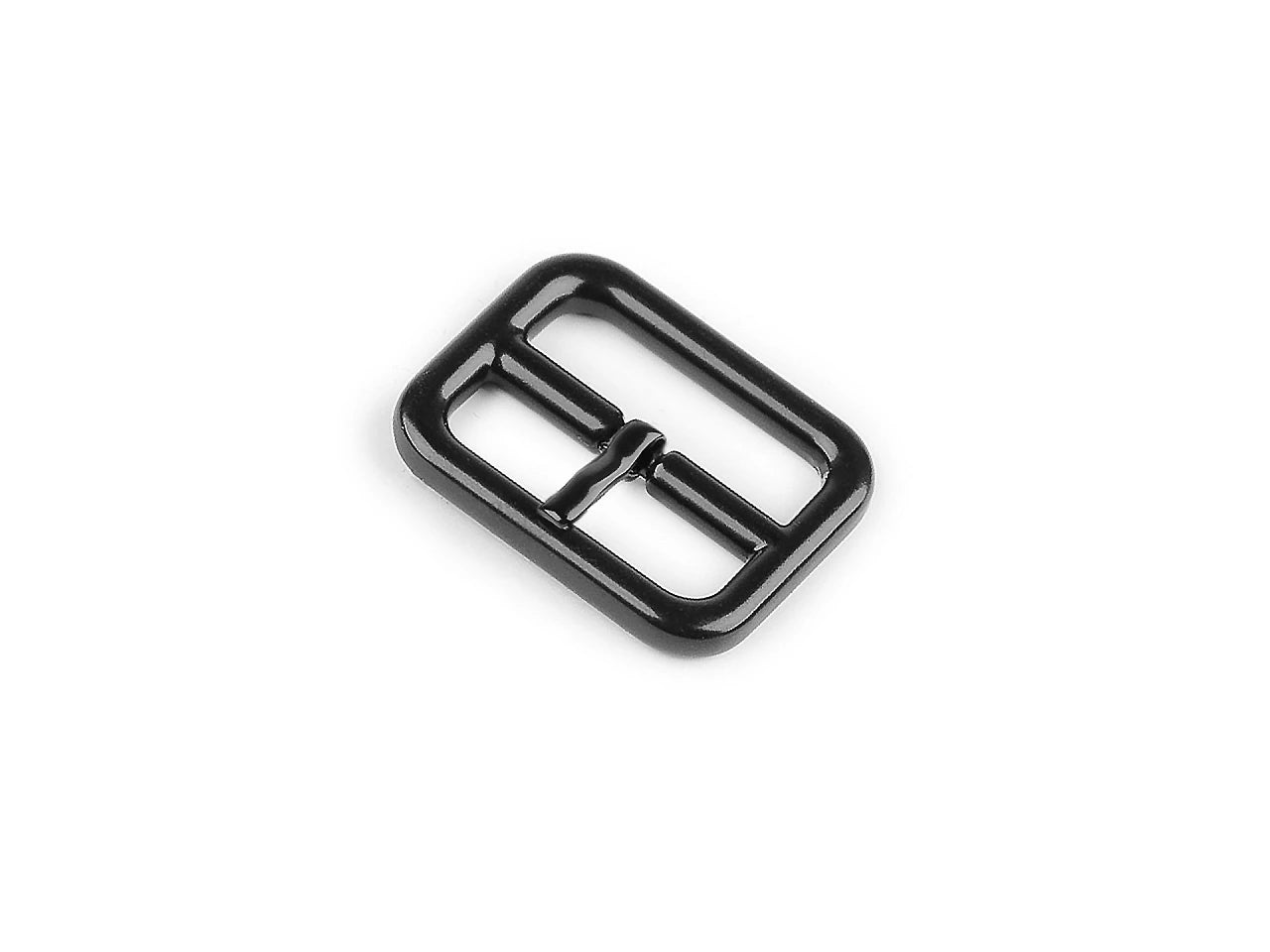 Metāla sprādze 20 mm - melns (komplektā 10 gab)