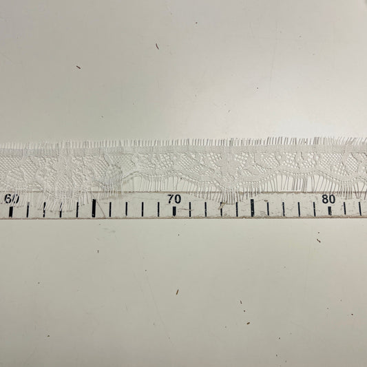 Attēls ar Mežģīne - 3,8 cm balta( 3 m iepakojums) – pieejams Šarlotes audumi