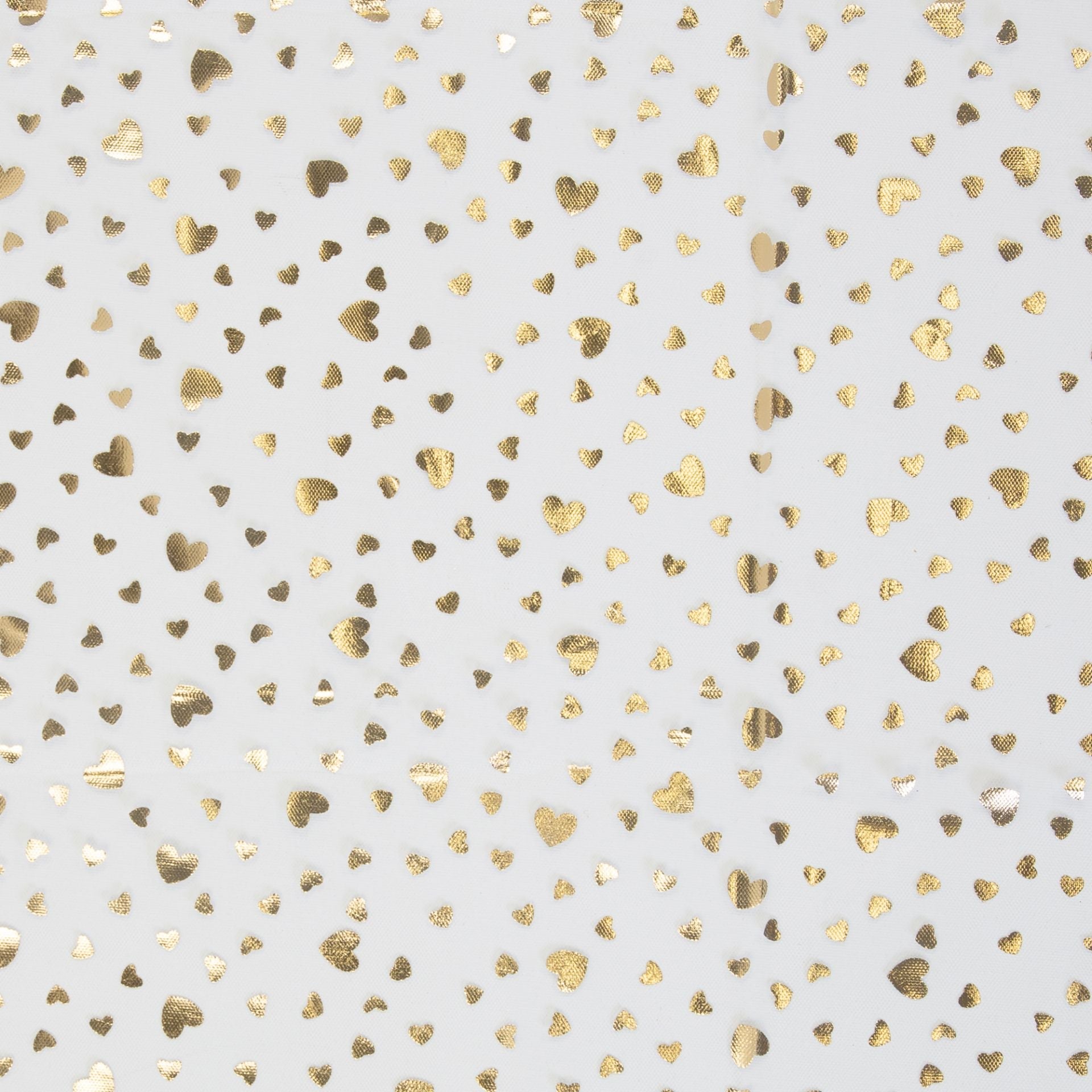 Attēls ar Mīksts tills ar zelta sirsniņām 20 g/m² – pieejams Šarlotes audumi