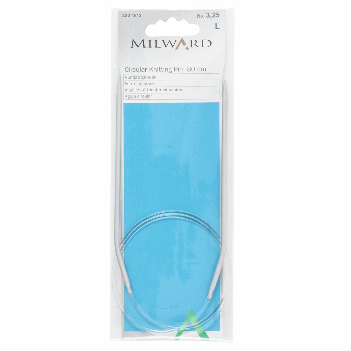 Milward Alumīnija apļa adāmadatas- 3.25 mm x 80 cm