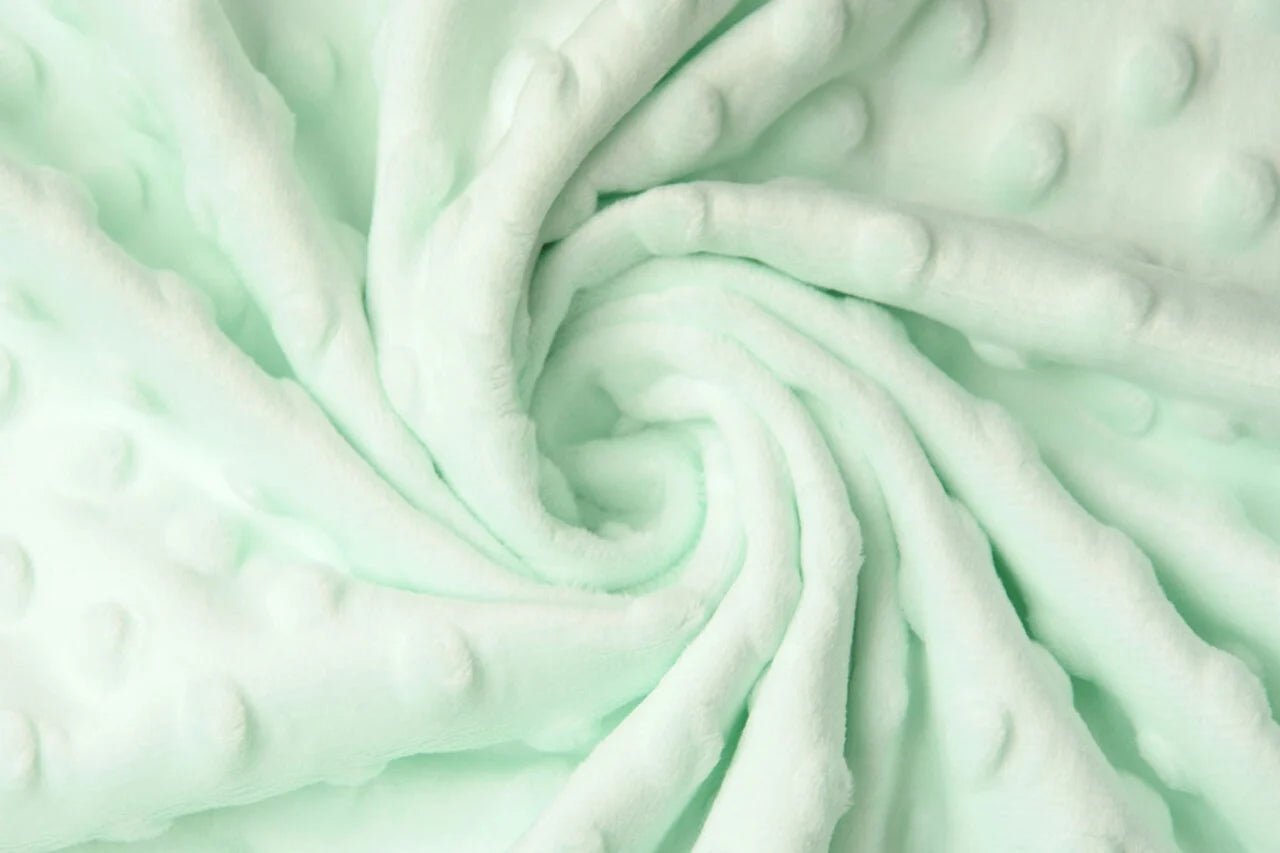 Minky fliss - gaišais mint 260 g/m²