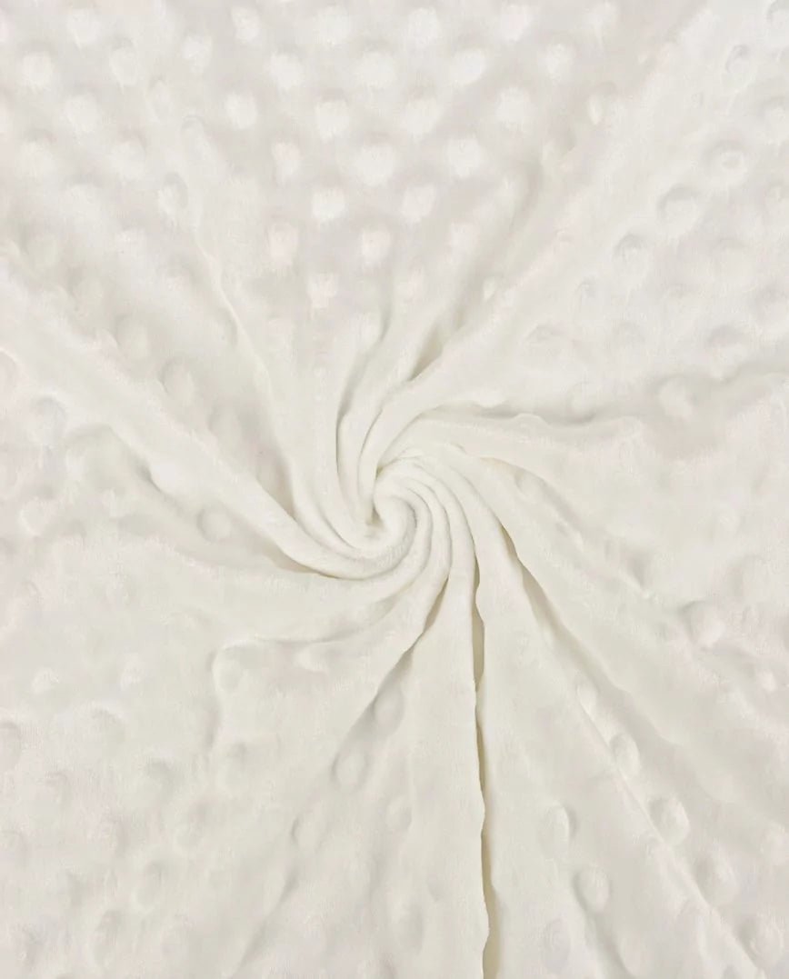 Minky fliss - piena balts 260 g/m²