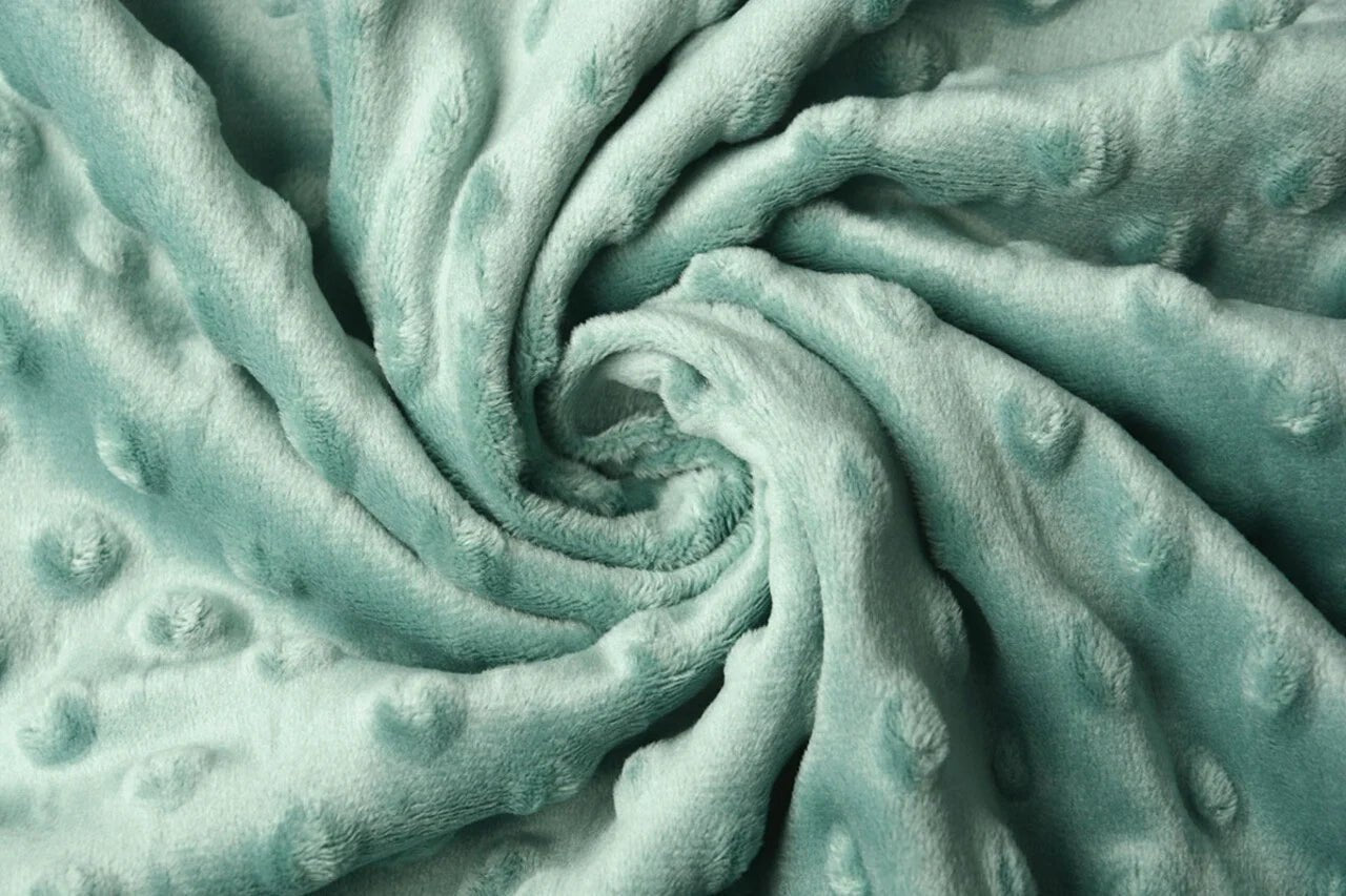 Minky fliss - tumšs mint tonis 260 g/m²