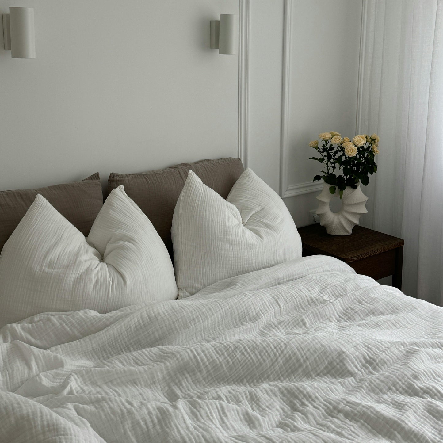 Muslīns - balts 125 g/m²