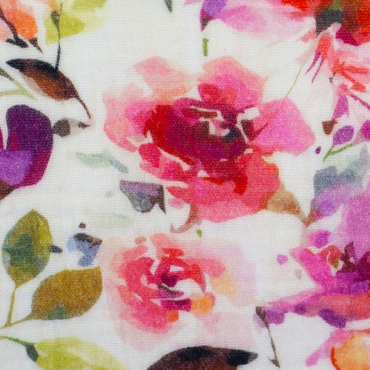 Muslīns - ziedi 130 g/m²