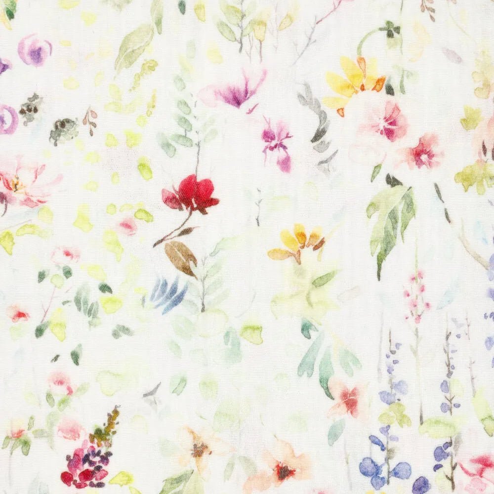 Muslīns - ziedu pļava 120 g/m²