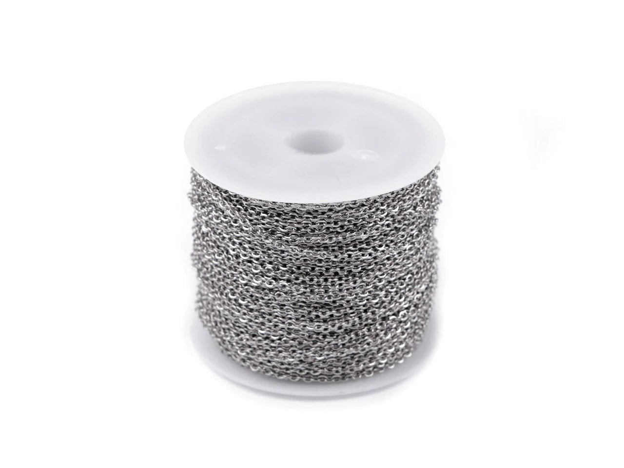 Nerūsējošā tērauda ķēdīte| 1 m garums, platums 1.2 vai 1.5 mm