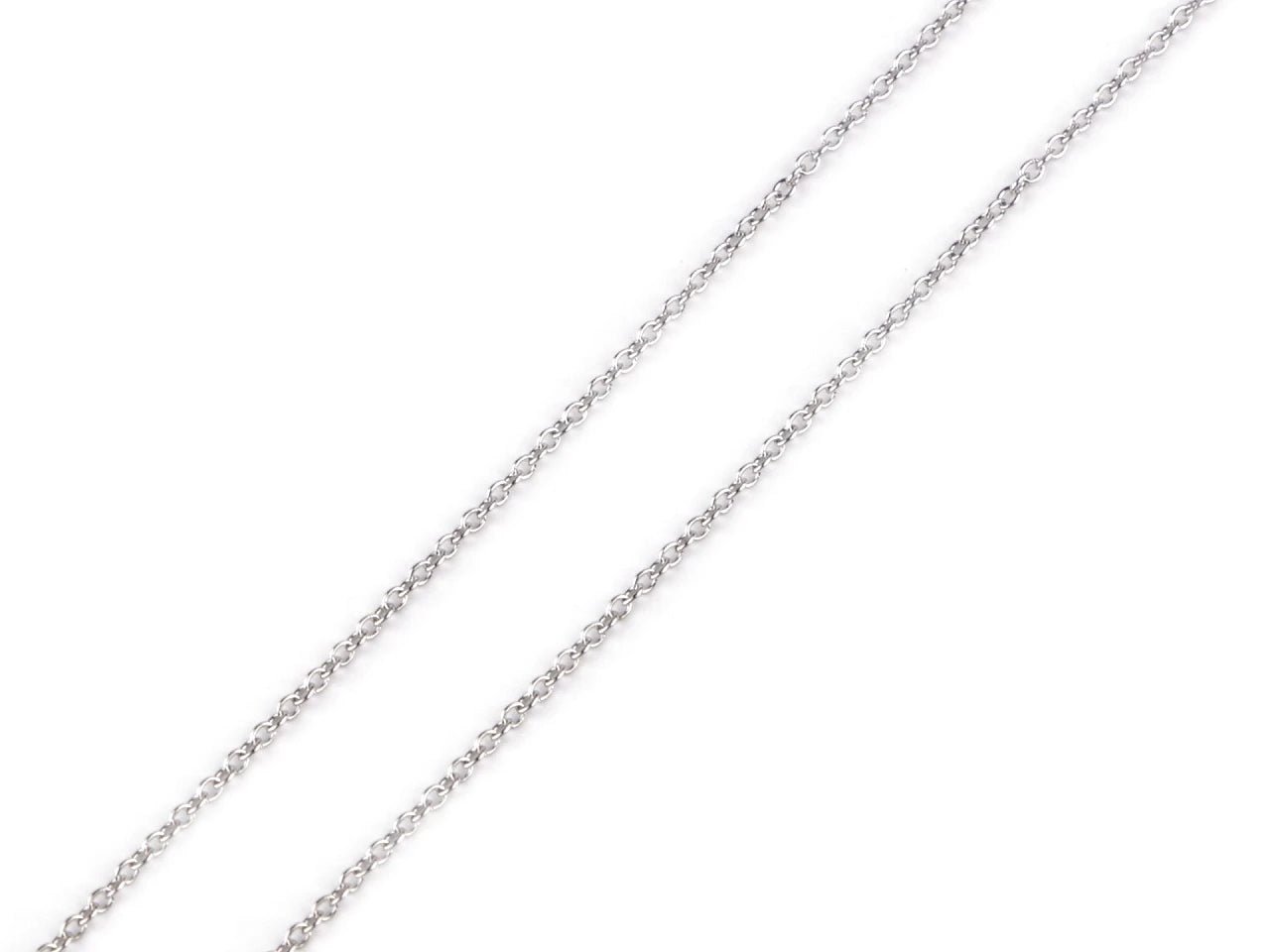 Nerūsējošā tērauda ķēdīte| 1 m garums, platums 1.2 vai 1.5 mm