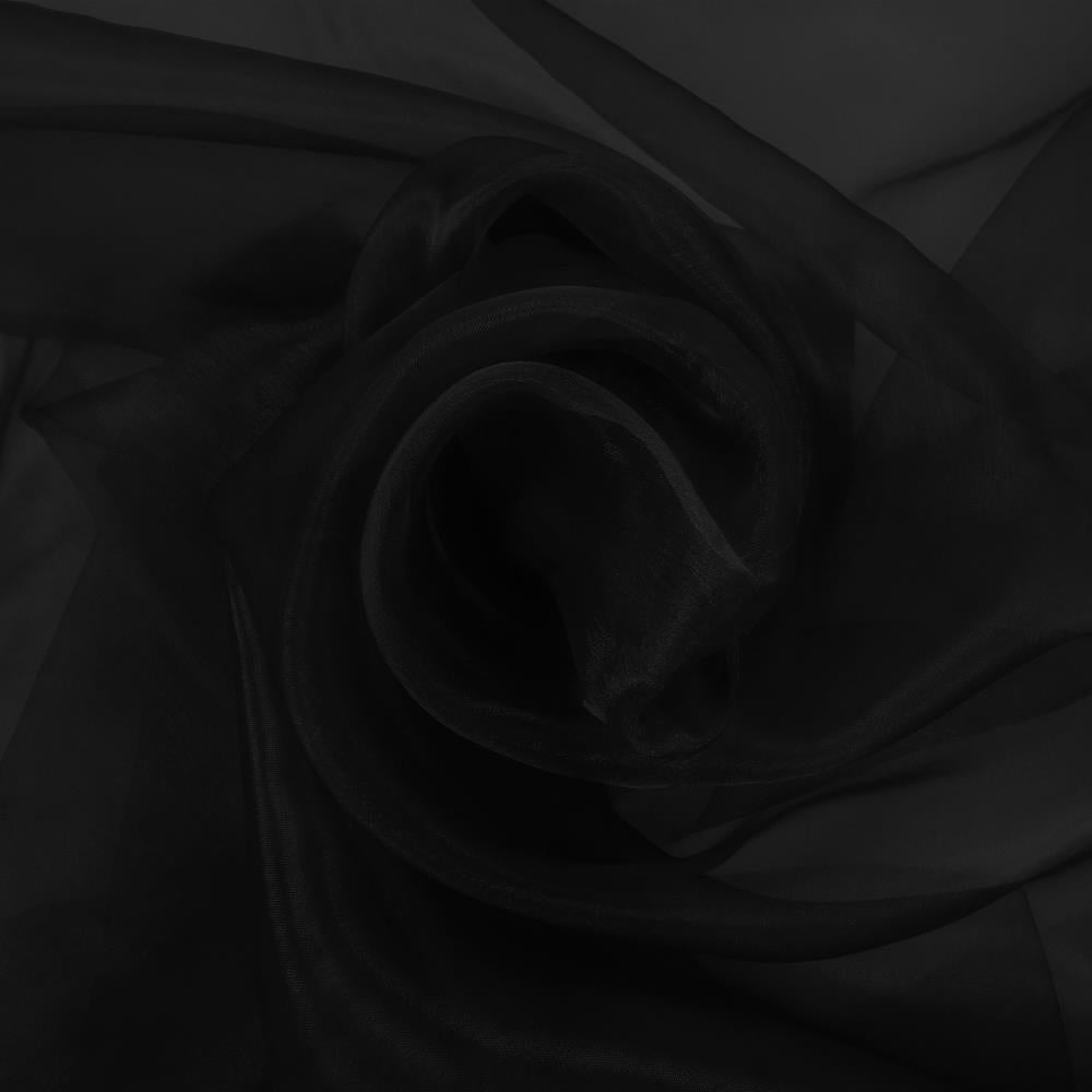 Organza - melna 25 g/m²