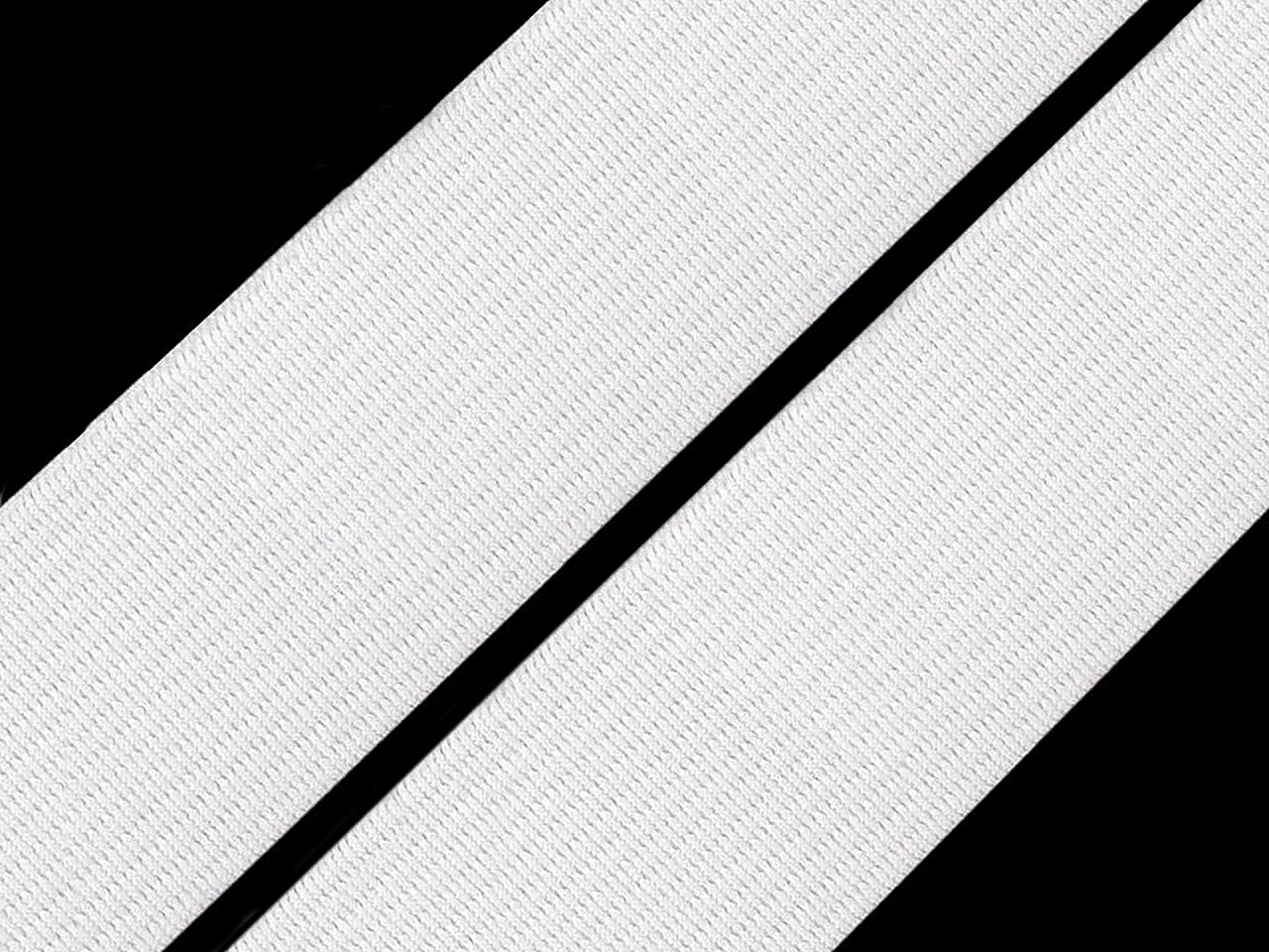 Plakanā gumija - 3,5 cm balta