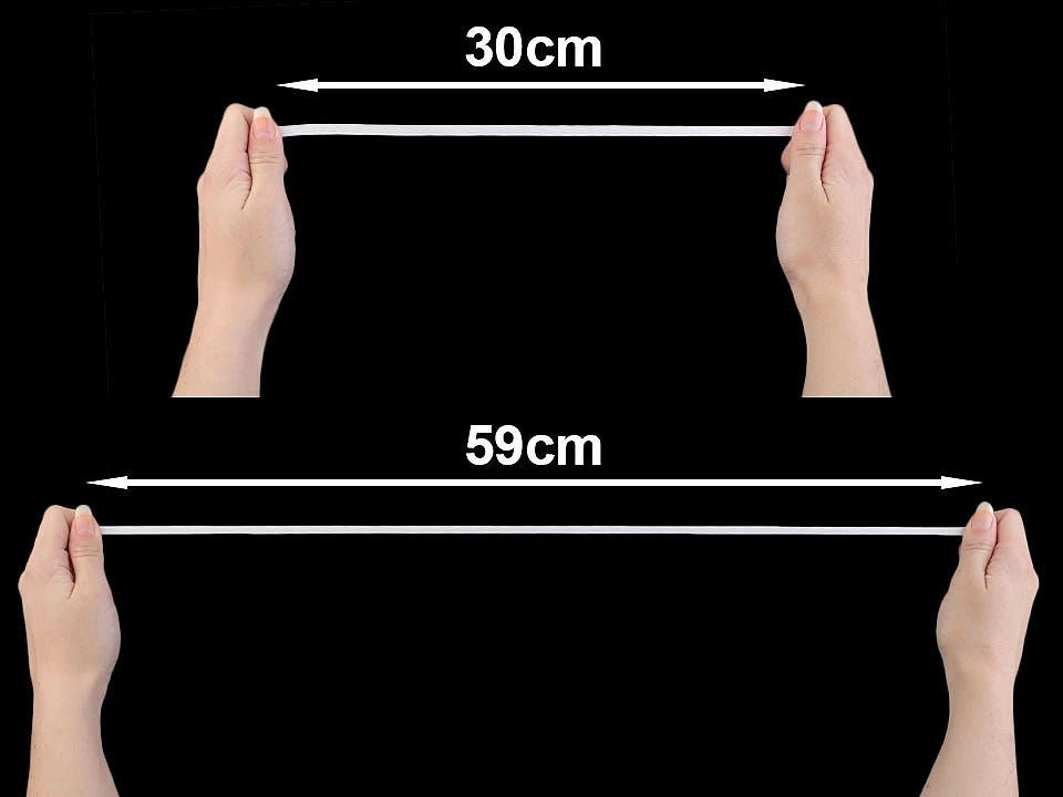 Plakanā gumija - 6 mm balta