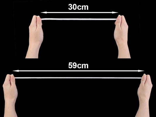 Plakanā gumija - 9 mm balta (200 m iepakojums)