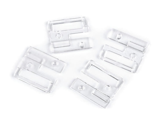 Paveikslėlis su plastikine užsegėle maudymosi kostiumėliams ir liemenėlėms, 30 mm – skaidri – galima įsigyti internetu Šarlotes audiniai