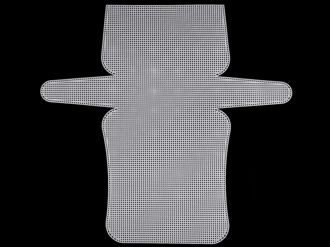 Plastmasas kanva somiņu izgatavošanai | 27 × 15 × 7 cm | Ciets režģis | 1.4 mm biezums