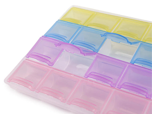 Attēls ar Plastmasas organizatora kaste 12 × 21,5 × 2 cm – pieejams Šarlotes audumi