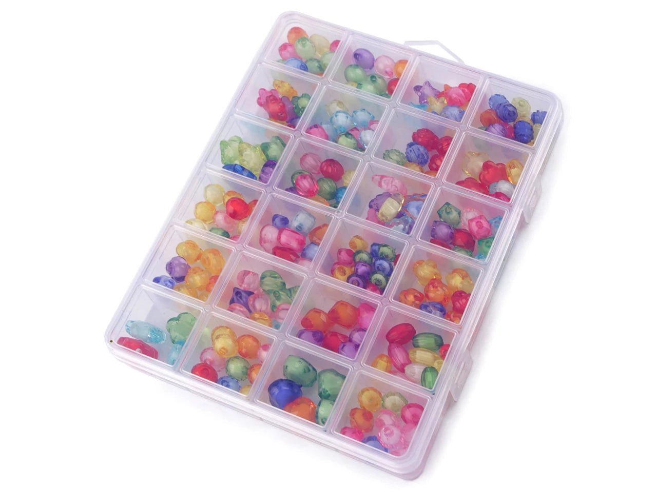 Plastmasas pērlīšu komplekts kastītē |Ø 8–15 mm | 220 gab.