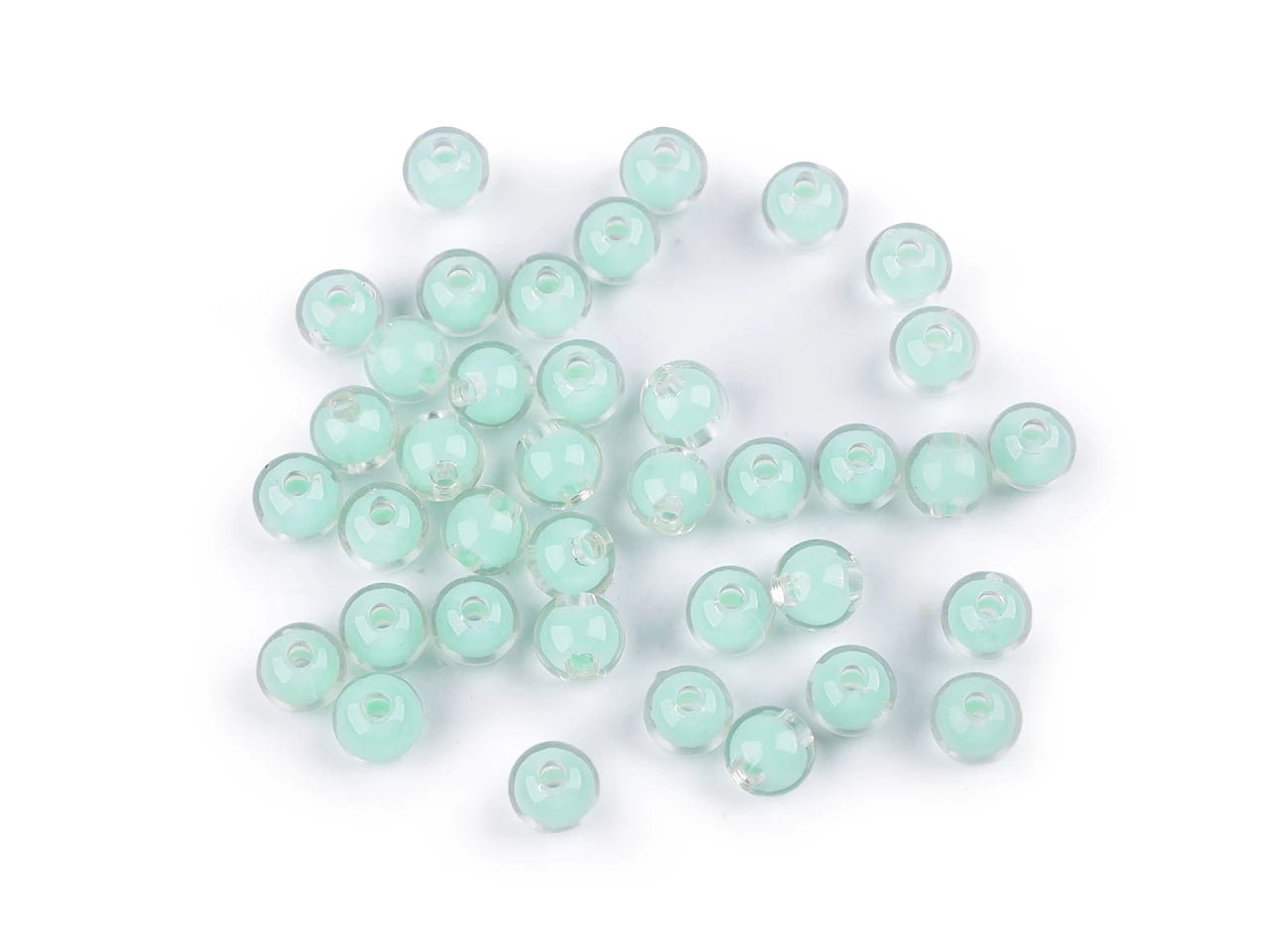 Plastmasas pērlītes Ø8 mm 10 g| dažādu toņu