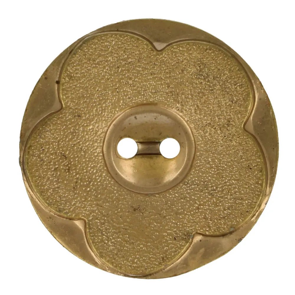 Plastmasas poga 44 mm - antīka zelta