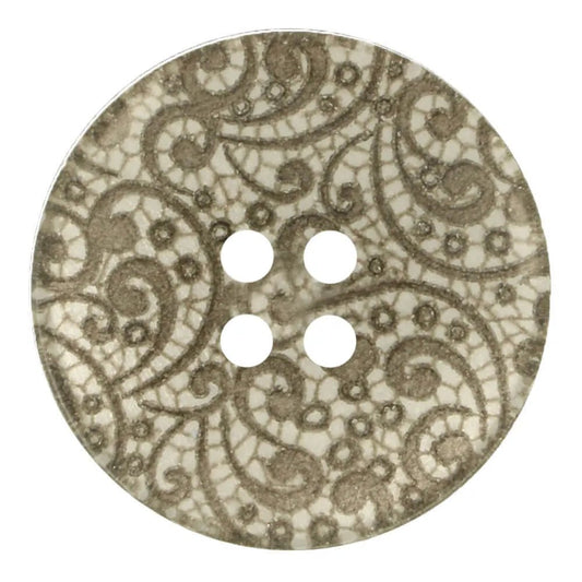 Plastmasas pogas 17.5 mm - mežģīņraksts