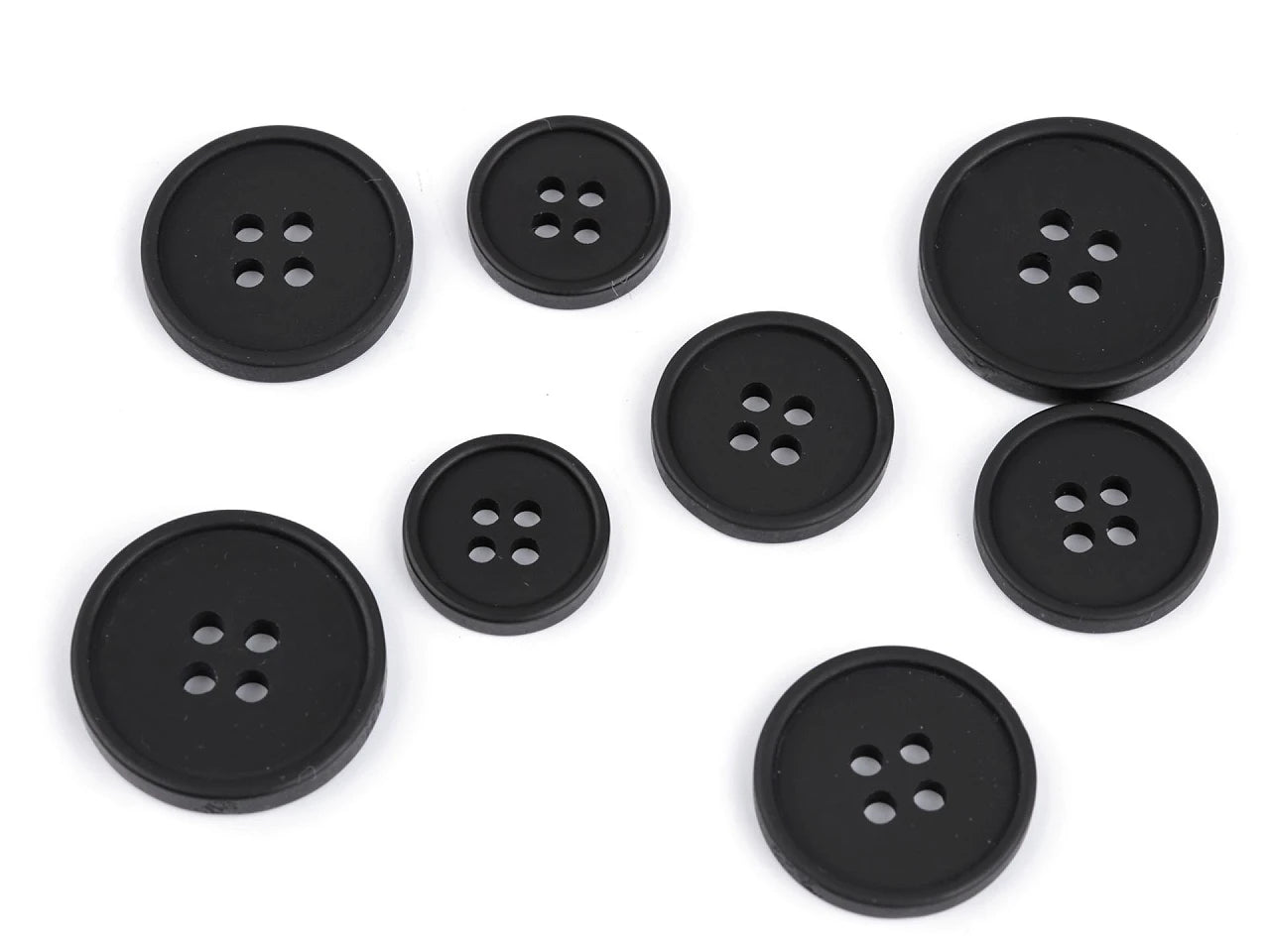 Plastmasas pogas 22 mm| tumši tumšī brūna