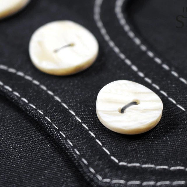 Plastmasas pogas ar 2 caurumiem | dažādi izmēri 15,5; 17,8; 20 mm